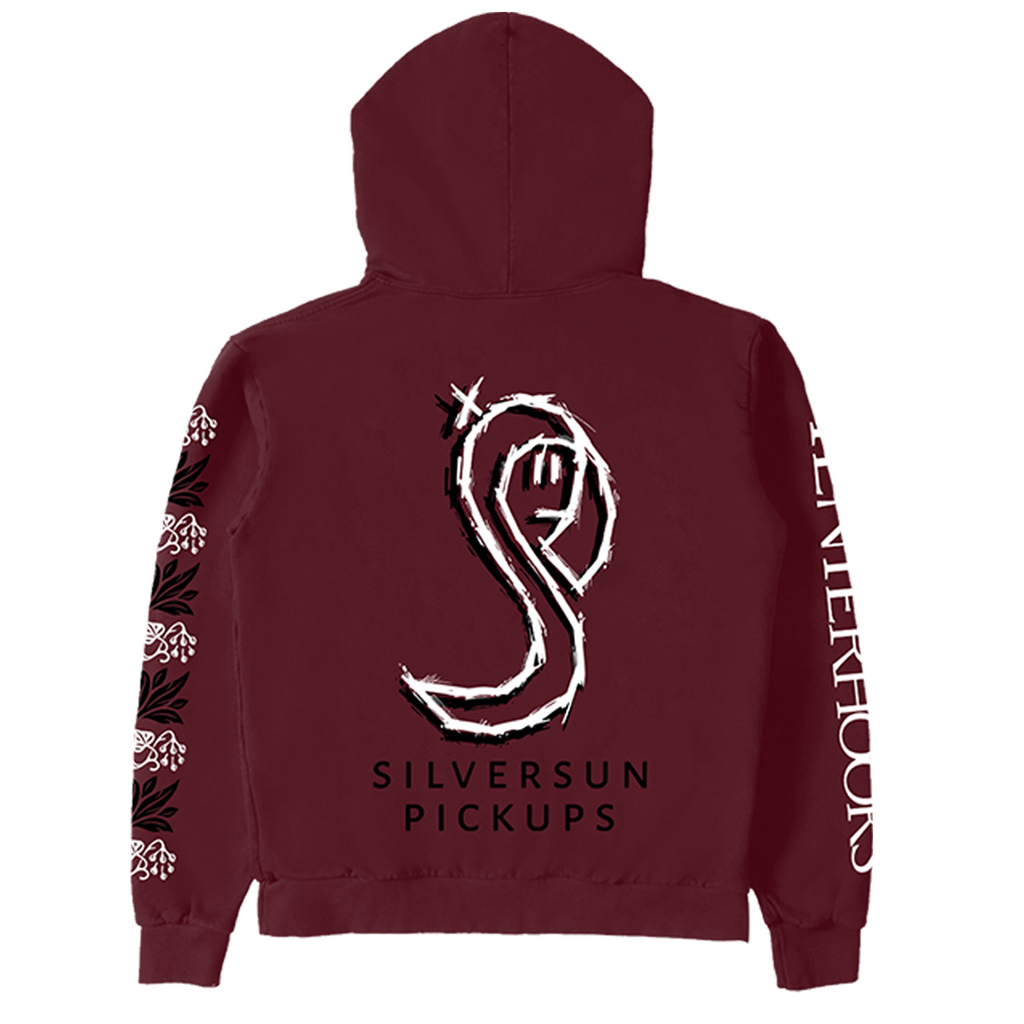 Silversun Pickups 2026 Tour Burgundy Hoodie back