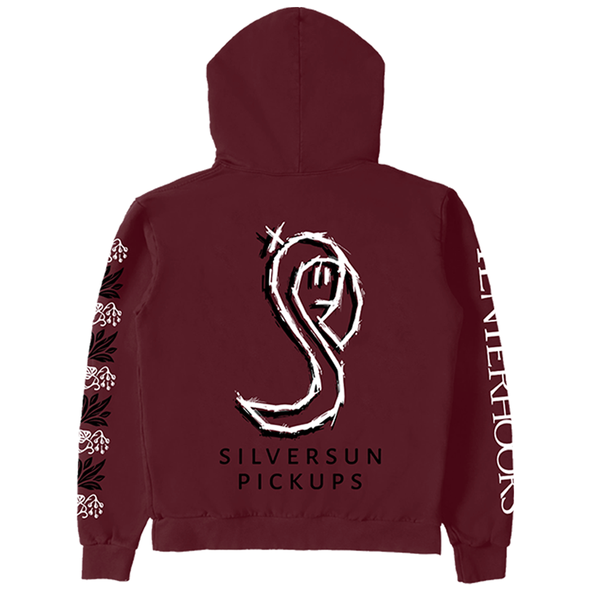 Silversun Pickups 2026 Tour Burgundy Hoodie back