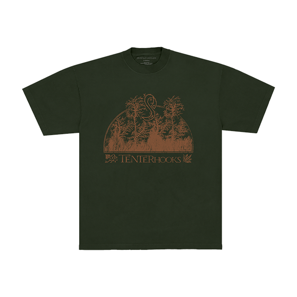 Forest Green Tenterhooks 2026 Tour T-Shirt front